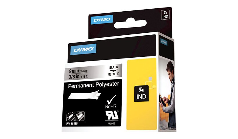 DYMO - permanent tape - 1 cassette(s) - Roll (0.9 cm x 5.5 m)
