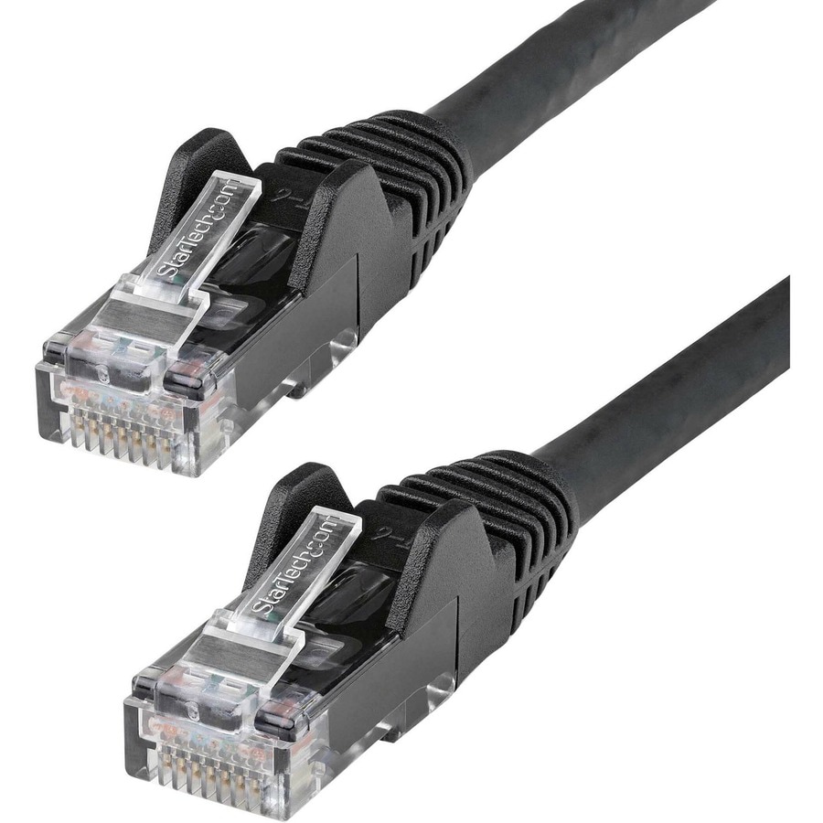 StarTech.com 7ft CAT6 Ethernet Cable - Black Snagless Gigabit - 100W PoE UT