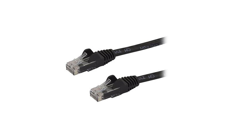 StarTech.com 7ft CAT6 Ethernet Cable - Black Snagless Gigabit - 100W PoE UTP 650MHz Category 6 Patch Cord UL Certified