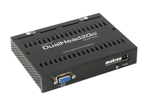 Matrox Graphics eXpansion Module DualHead2Go - Analog Edition - video converter