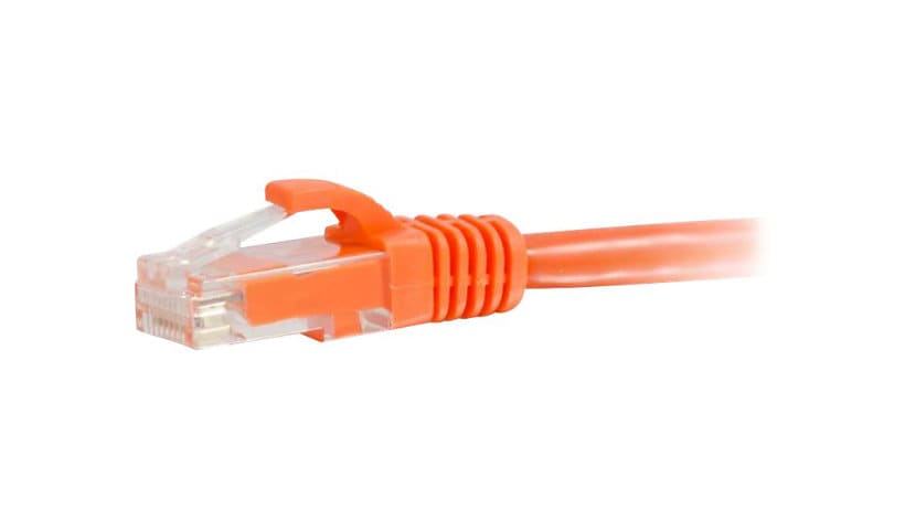 C2G 25ft Cat6 Snagless Unshielded (UTP) Ethernet Cable - Cat6 Network Patch Cable - PoE - Orange