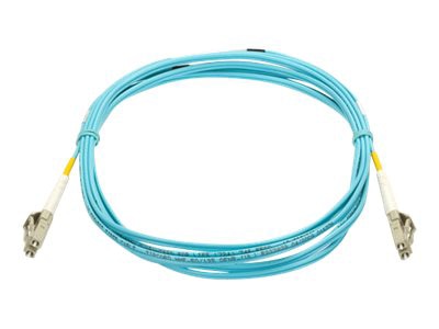 Black Box 1M LC/LC Duplex 10G Multimode 50/125 OM3 Fiber Cable Aqua 3ft