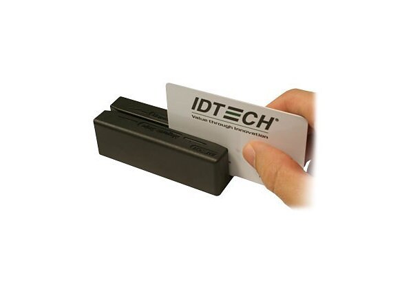 Idtech IDMB-334112 MiniMag II MagStripe Reader Black Track 1 and 2 USB Keyboard 