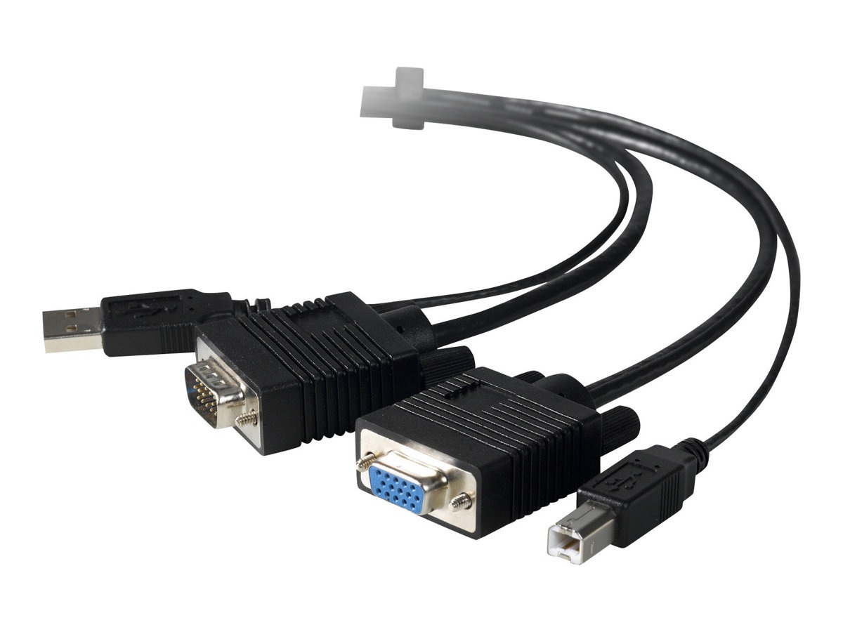 Belkin OmniView All-In-One Pro Series Plus - video / USB cable - 10 ft - B2B