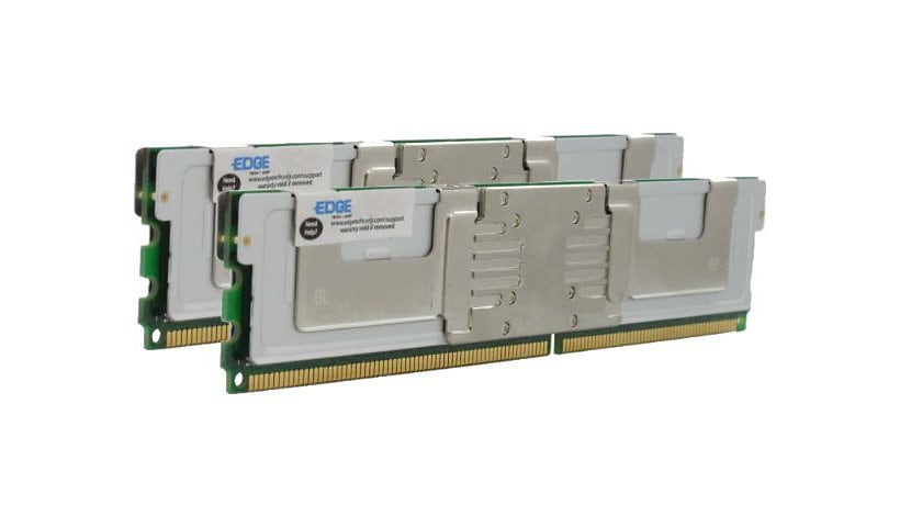 EDGE - DDR2 - kit - 8 GB: 2 x 4 GB - FB-DIMM 240-pin - 667 MHz / PC2-5300 -