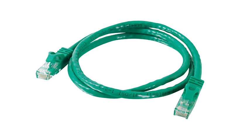 C2G 35ft Cat6 Snagless Unshielded (UTP) Ethernet Cable - Cat6 Network Patch Cable - PoE - Green