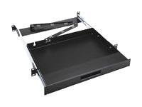 Middle Atlantic 1RU Rack Mounted Keyboard Sliding Shelf - 17in to 25in Depth