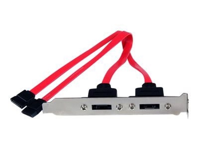 StarTech.com 2 Port SATA to eSATA Slot Plate Bracket - Serial ATA internal