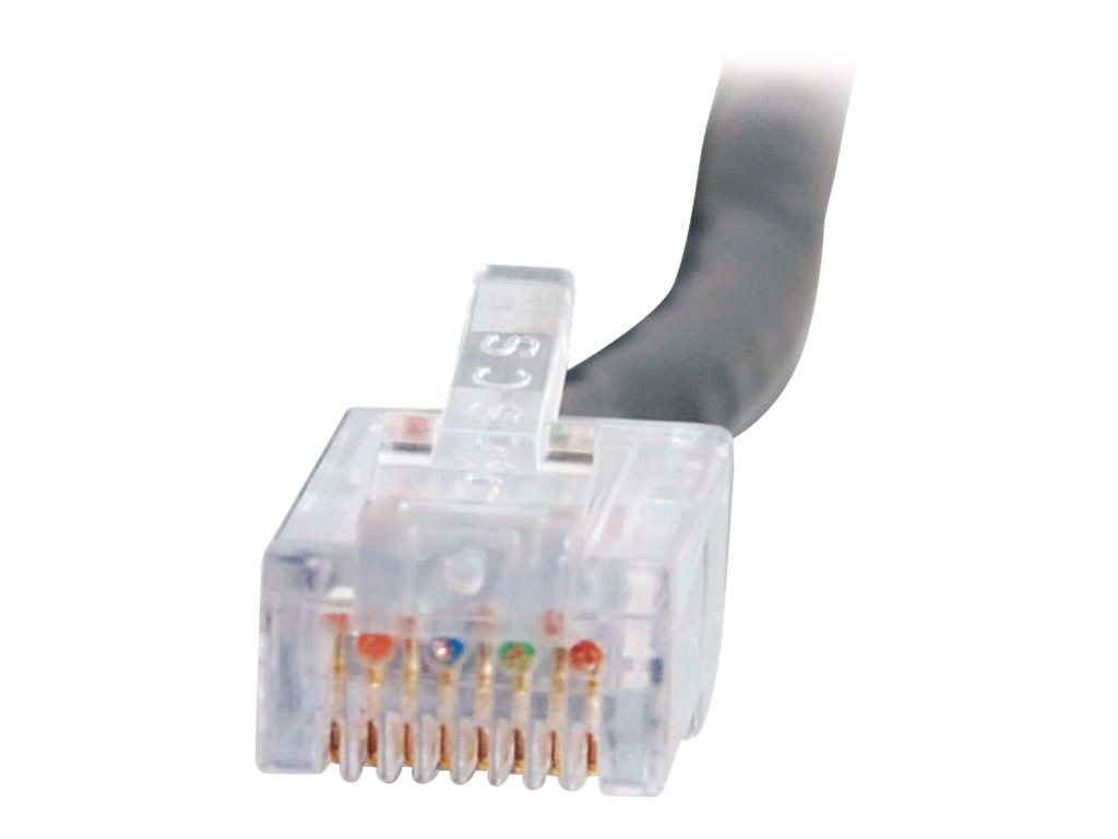 C2G Cat5e Non-Booted Unshielded (UTP) Network Patch Cable - patch cable - 25 ft - black