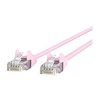 Belkin Cat6 5ft Pink Ethernet Patch Cable, UTP, 24 AWG, Snagless, Molded, RJ45, M/M, 5'