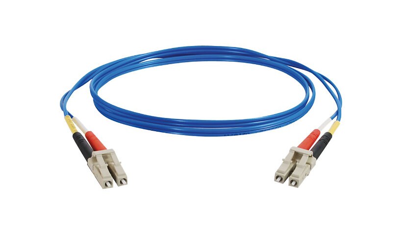 C2G 3m LC-LC 62.5/125 OM1 Duplex Multimode PVC Fiber Optic Cable - Blue - p