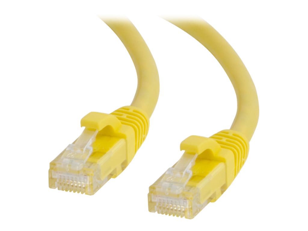 C2G 14ft Cat6 Snagless Unshielded (UTP) Ethernet Cable - Cat6 Network Patch Cable - PoE - Yellow