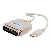 C2G 6ft USB to C36 Parallel Printer Adapter Cable - parallel adapter - USB