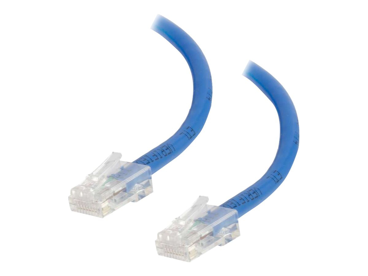 C2G 3ft Cat5e Non-Booted Unshielded Network Patch Ethernet Cable - Blue - patch cable - 3 ft - blue