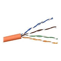 Belkin Cat5e/Cat5 1000ft Orange Stranded Bulk Cable, PVC, 4PR, 24 AWG, 1000'