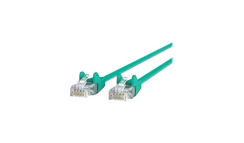 Belkin Cat6 7ft Green Ethernet Patch Cable, UTP, 24 AWG, Snagless, Molded, RJ45, M/M, 7'