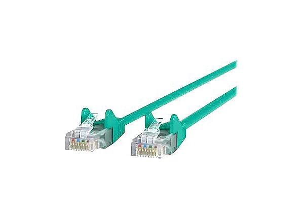 Belkin Cat6 25ft Green Ethernet Patch Cable, UTP, 24 AWG, Snagless, Molded, RJ45, M/M, 25'