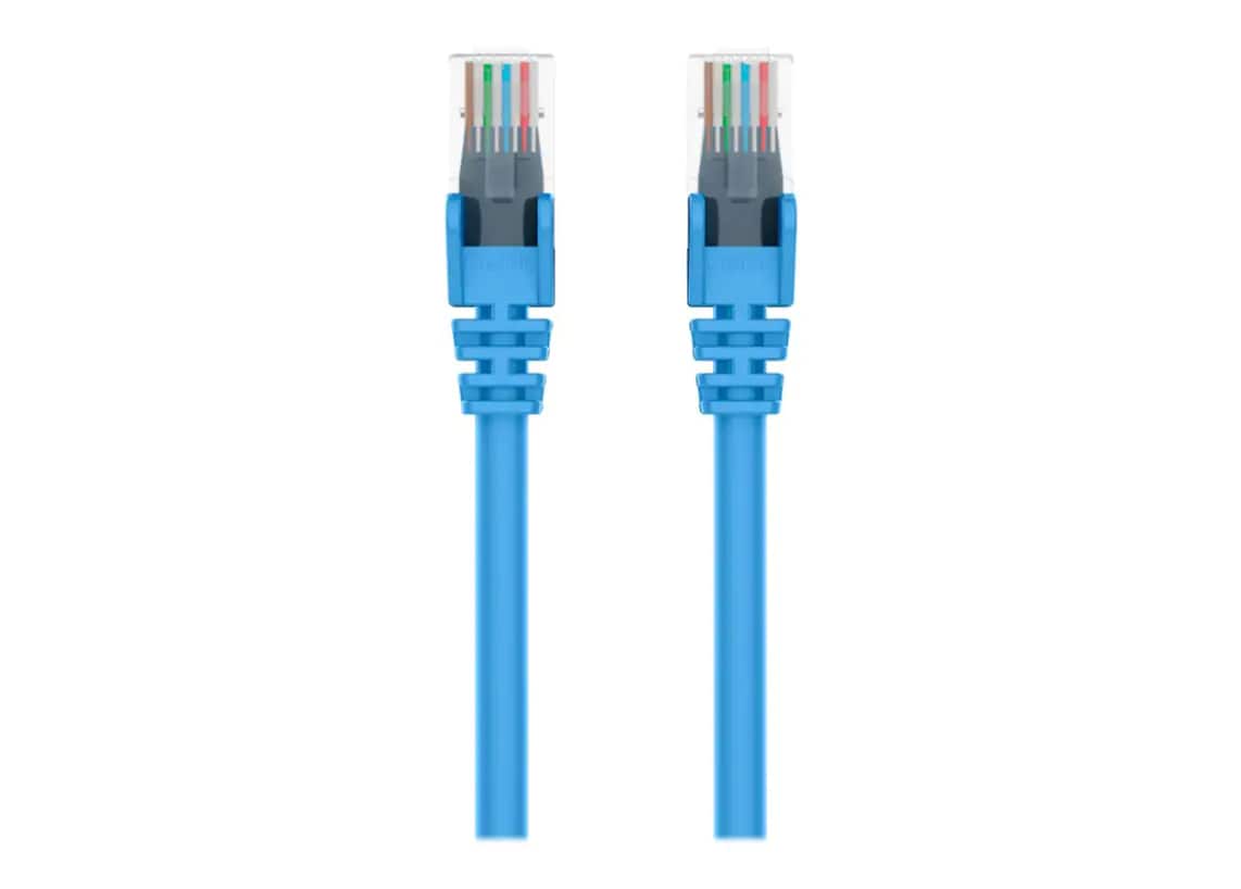 Belkin 25ft Cat6 Gigabit Snagless Patch Cable 550MHz Blue - CDW EXCLUSIVE