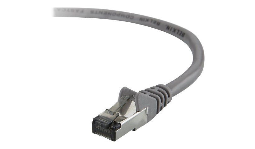 Belkin Cat6 14ft Grey Ethernet Patch Cable, UTP, 24 AWG, Snagless, Molded, RJ45, M/M, 14'