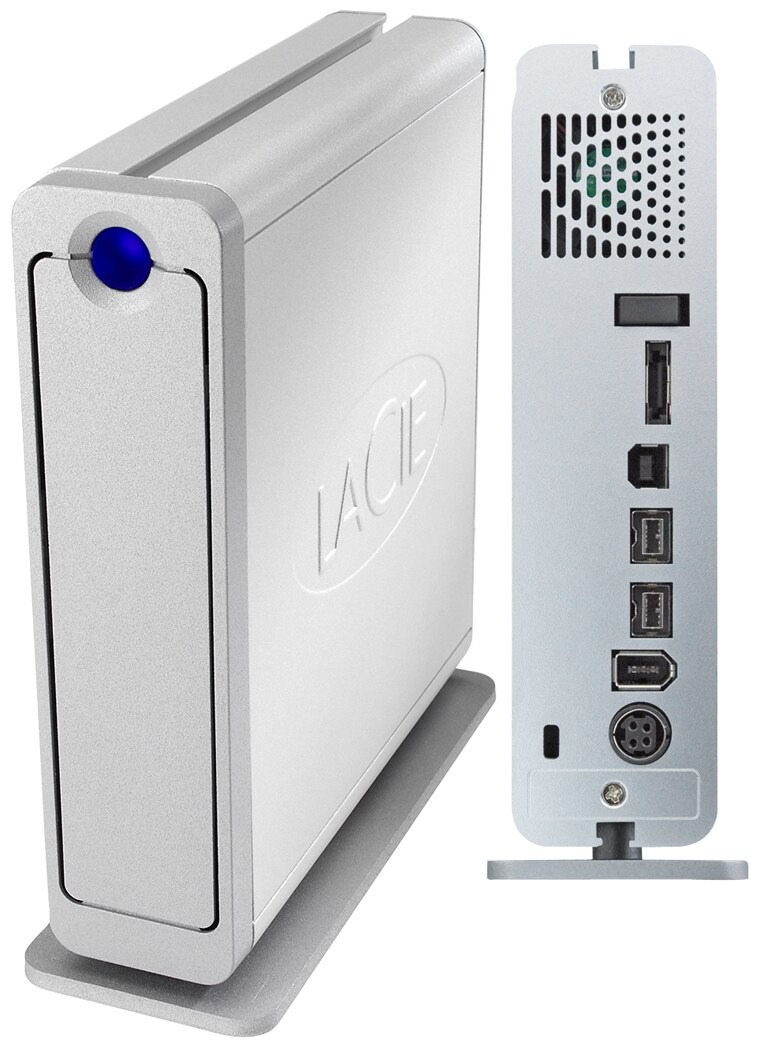 LaCie d2 Quadra Hard Drive - hard drive - 500 GB - FireWire / FireWire 800 / Hi-Speed USB / eSATA