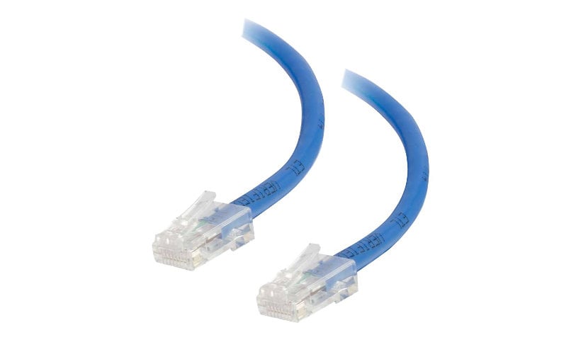 C2G 1ft Cat5e Non-Booted Unshielded Ethernet Network Patch Cable - Blue