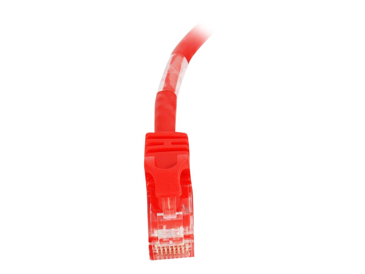 C2G 3ft Cat6 Ethernet Cable - Snagless - 550 MHZ Crossover Cable - Red - crossover cable - 7 ft - red