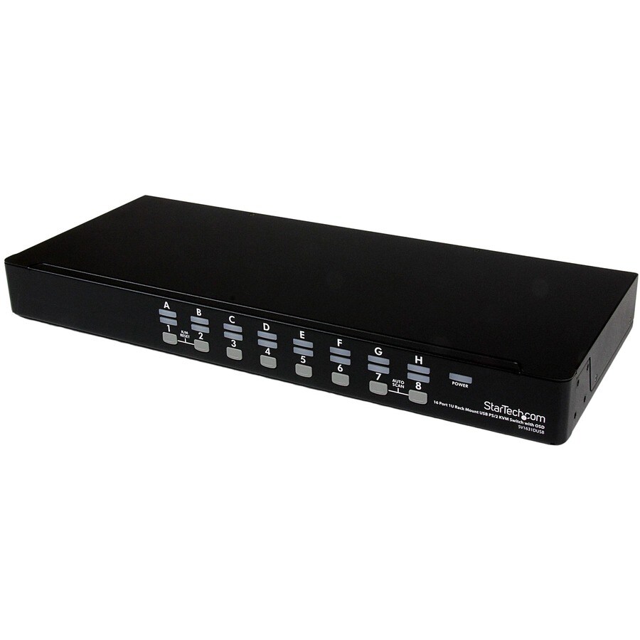 StarTech.com 16 Port StarView USB Console VGA KVM switch with OSD