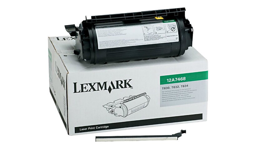 Lexmark - High Yield - black - original - toner cartridge for label applications - LCCP, LRP