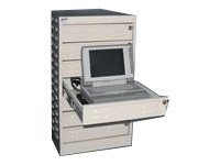 Plug In 1629 L Compact Dock Lock Laptop Security Cabinet 1629 L 7 Rack Mounting Equipment Cdw Com