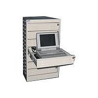 Plug-in 1629-L Compact Dock & Lock Laptop Security Cabinet