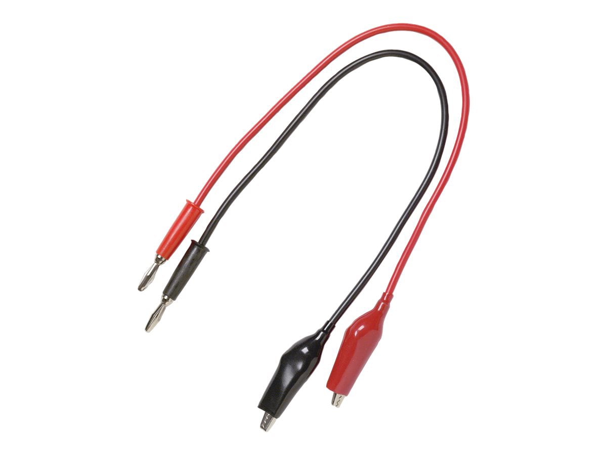 Fluke Networks Test Leads with Alligator Clips - testing device cable