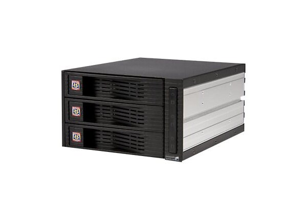 StarTech.com 3 Drive 3.5in Trayless Hot Swap SATA Mobile Rack Backplane - storage drive cage