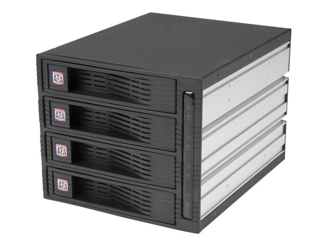 StarTech.com 4 Drive 3.5in Trayless Hot Swap SATA Mobile Rack Backplane - storage drive cage