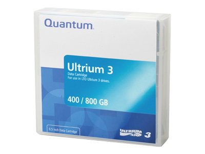 Quantum data cartridge - LTO Ultrium 3 - bar code labeled