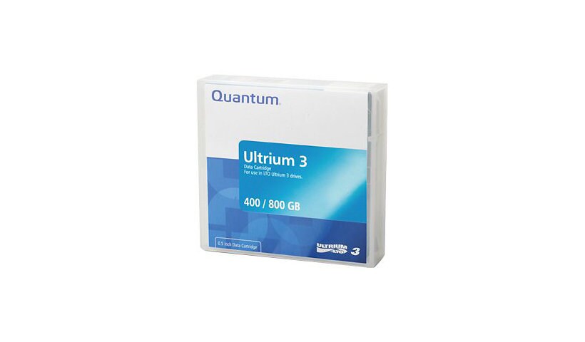 Quantum data cartridge - LTO Ultrium 3 - bar code labeled