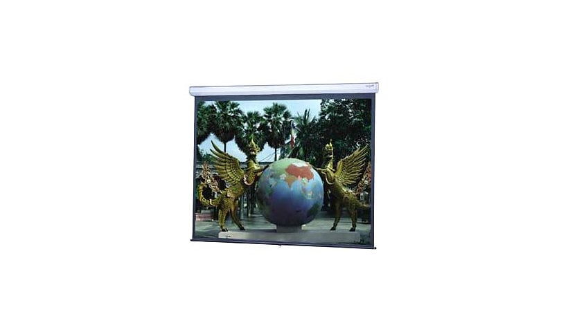 Da-Lite Model C Projection Screen with CSR - Wall or Ceiling Mounted Manual Screen - 108in x 108in Square Screen