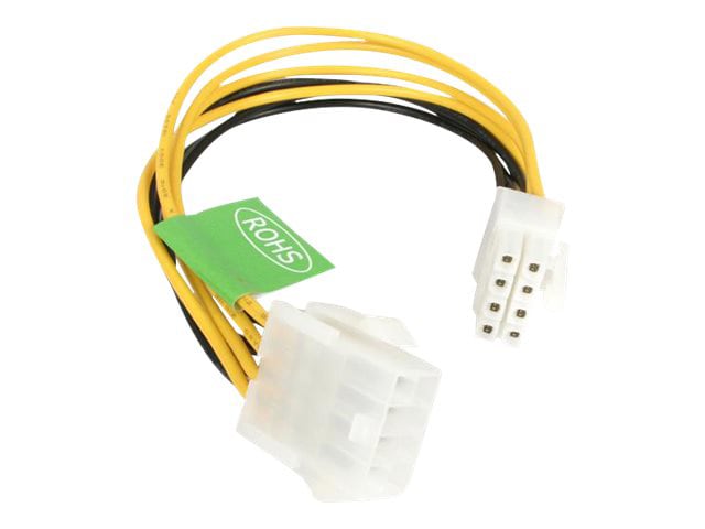 StarTech.com EPS 8 Pin Power Extension Cable - Power Extension Cable