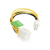 StarTech.com Power extension cable - EPS 8 pin +12V (M) - EPS 8 pin +12V (F) - 20 cm