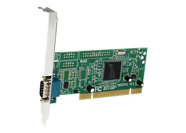 StarTech.com 1 Port PCI RS232 Serial Adapter Card w/ 16950 UART - Dual Voltage - serial adapter