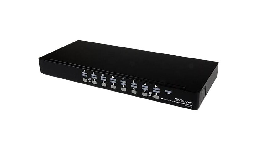StarTech.com 16-Port KVM Switch with OSD- 1U Rackmount KVM Switch - USB and