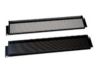 Middle Atlantic 1RU Fixed Security Cover - Fine Perforated Security Cover - rack panel - 1U - 19"