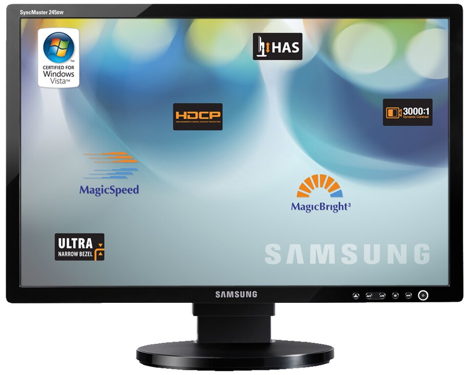 Samsung SyncMaster 245BW 24" LCD Display 
