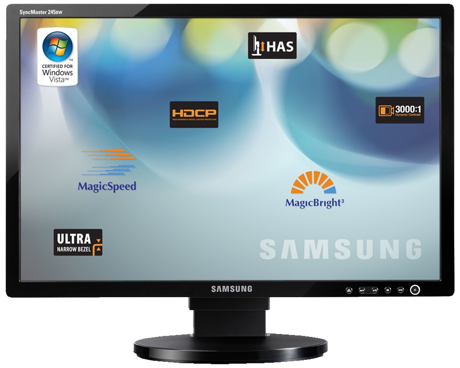 Samsung SyncMaster 245BW 24" LCD Display 
