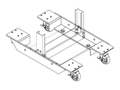 CPI Rack Universal Dolly Wheels rack casters kit