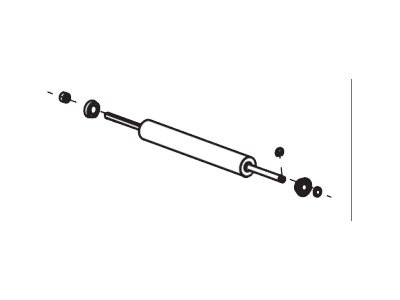 Zebra printer platen roller