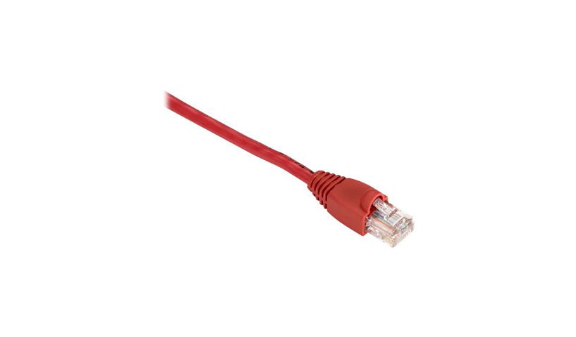 Black Box 25ft Cat5 CAT5e 350mhz Red UTP PVC Snagless Patch Cable 25'