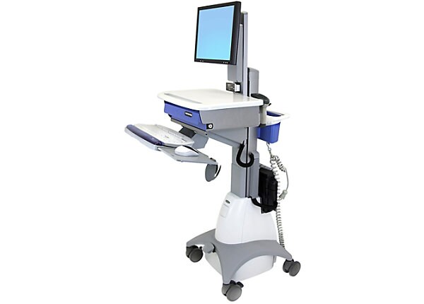 Ergotron StyleView LCD Cart with Autolock Drawer, Medical & Healthcare