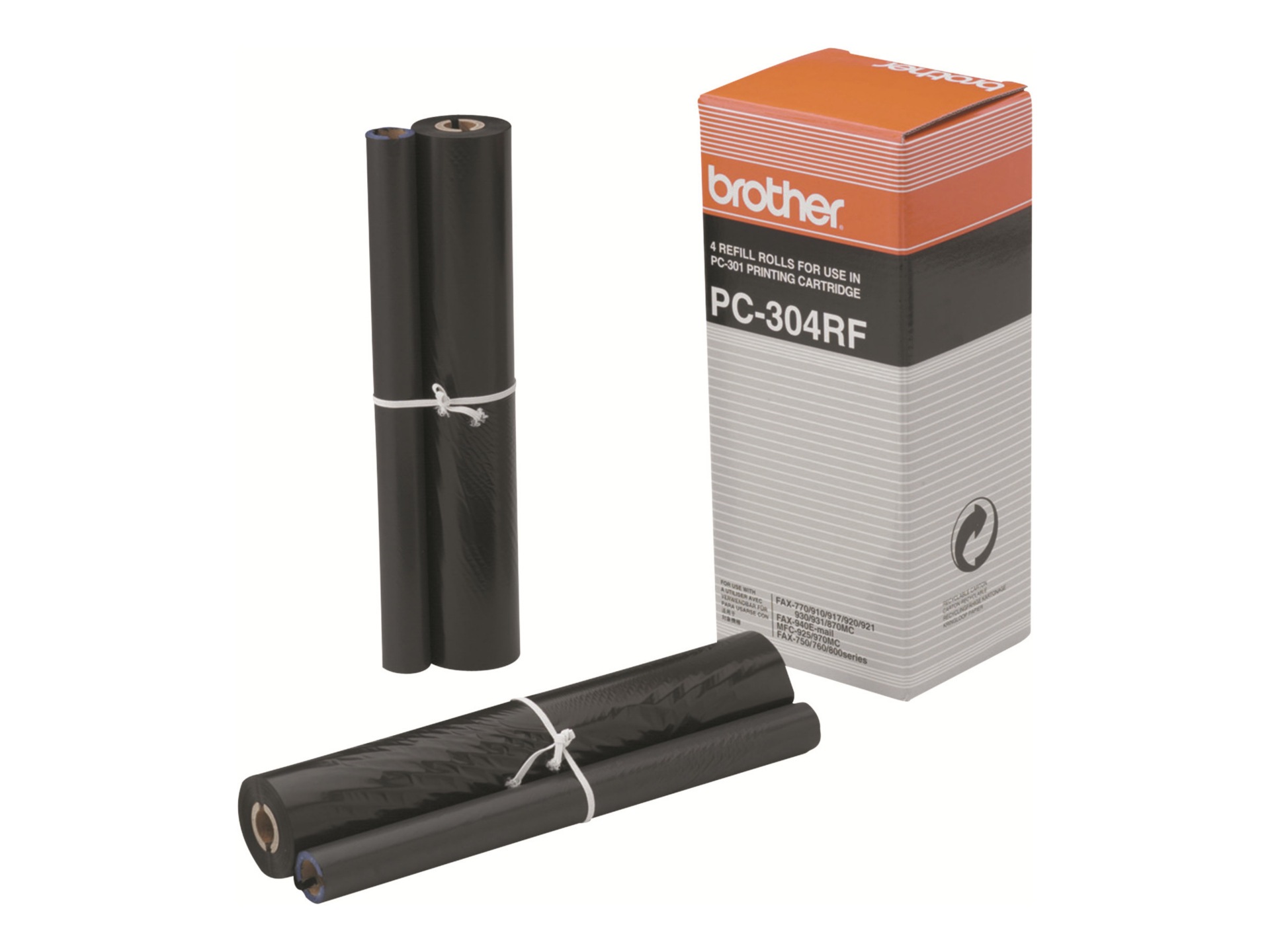 Brother Refill Ribbon Rolls for PC301 (4 pack)
