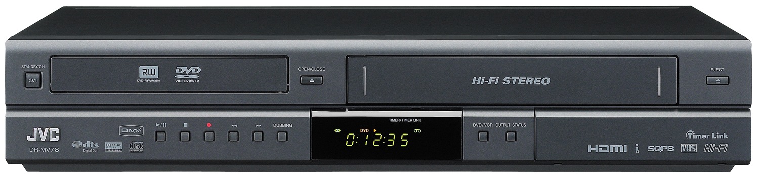 JVC DR-MV78B - DVD recorder/ VCR combo