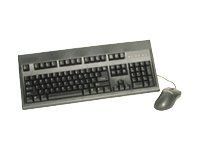 KeyTronic E03601U2M - Desktop - Keyboard & Mouse